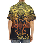 Spiritual Elephant Mandala Print Aloha Shirt