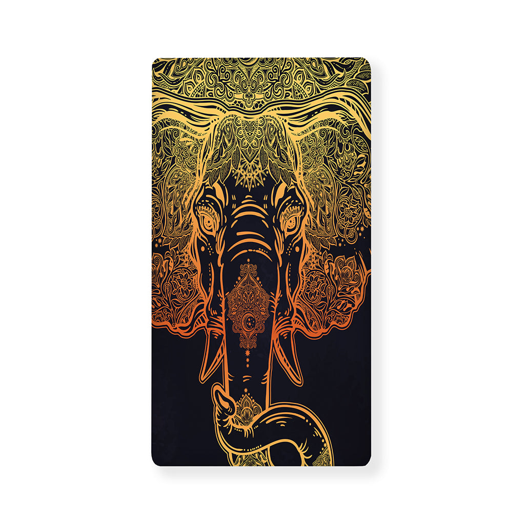 Spiritual Elephant Mandala Print Baby Crib Sheet