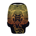 Spiritual Elephant Mandala Print Baby Seat Cover