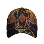 Spiritual Elephant Mandala Print Baseball Cap