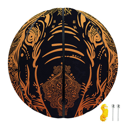 Spiritual Elephant Mandala Print Basketball