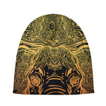 Spiritual Elephant Mandala Print Beanie