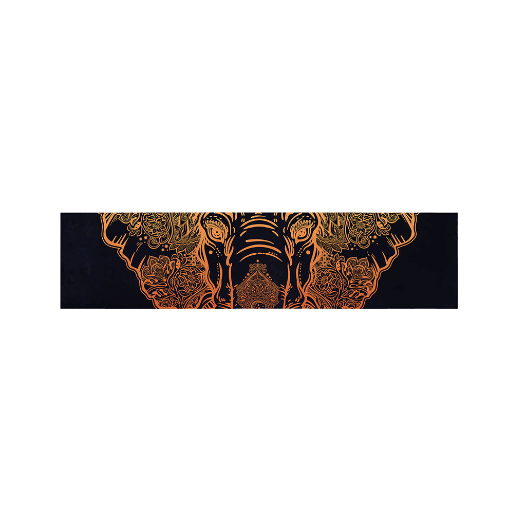 Spiritual Elephant Mandala Print Bed Runner
