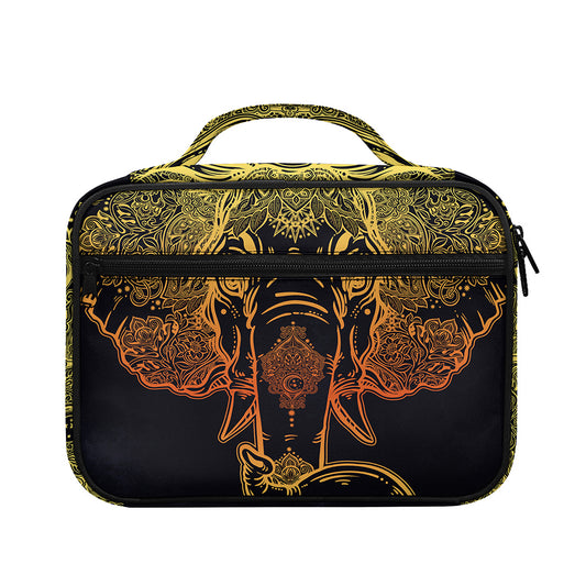 Spiritual Elephant Mandala Print Briefcase Bible Bag