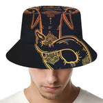 Spiritual Elephant Mandala Print Bucket Hat