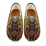 Spiritual Elephant Mandala Print Casual Shoes