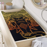 Spiritual Elephant Mandala Print Changing Pad Cover
