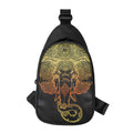 Spiritual Elephant Mandala Print Sling Bag