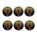 Spiritual Elephant Mandala Print Coaster Set