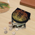 Spiritual Elephant Mandala Print Coin Purse