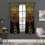 Spiritual Elephant Mandala Print Curtain