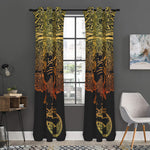 Spiritual Elephant Mandala Print Curtain