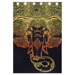 Spiritual Elephant Mandala Print Curtain