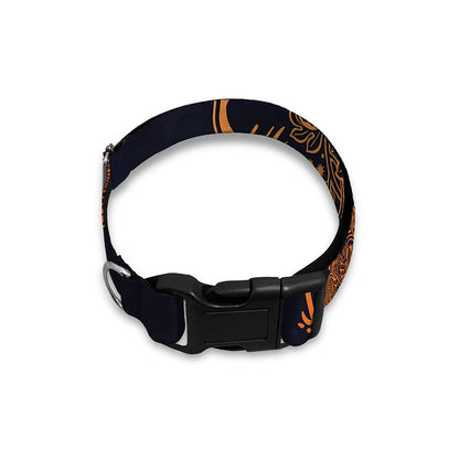 Spiritual Elephant Mandala Print Dog Collar