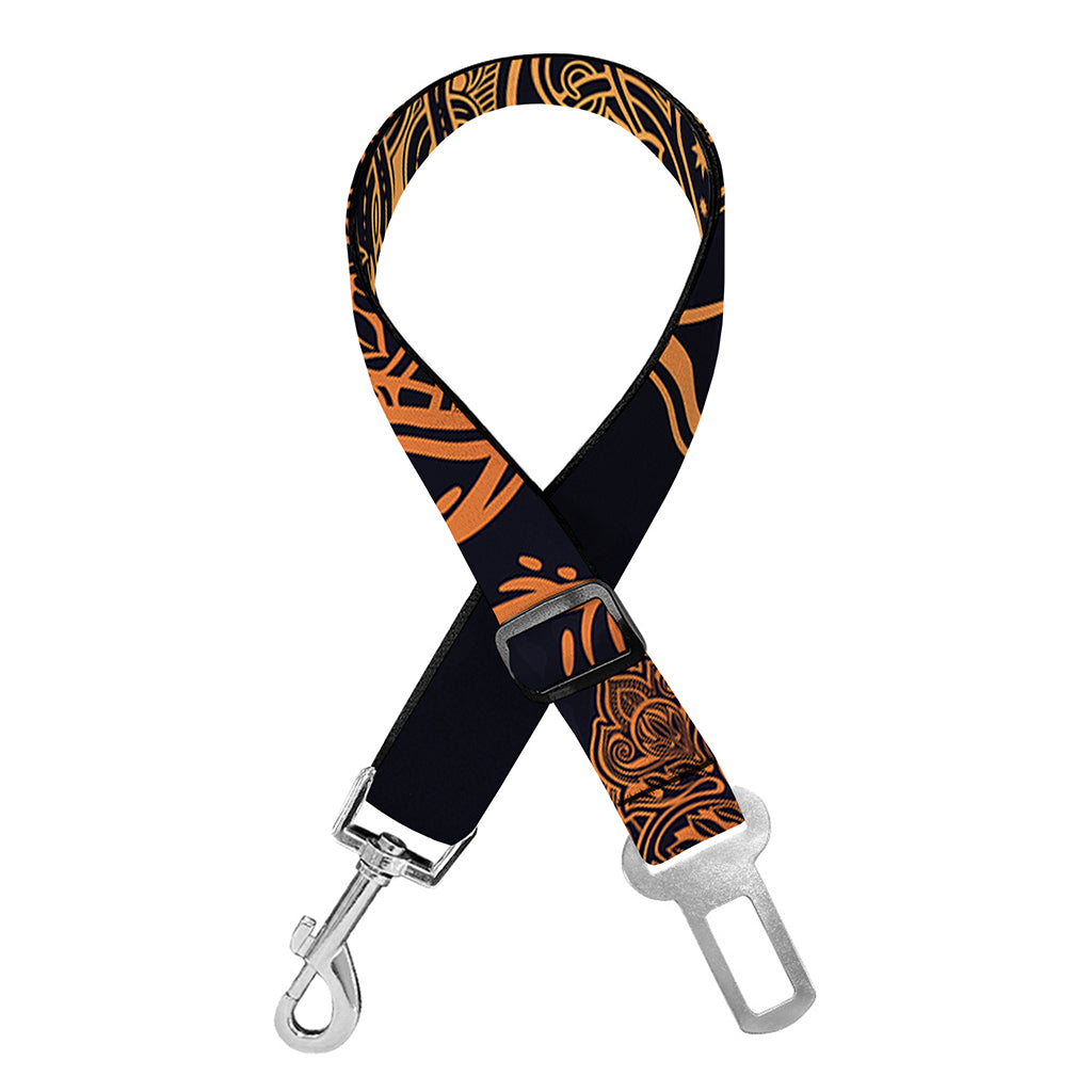 Spiritual Elephant Mandala Print Dog Seat Belt