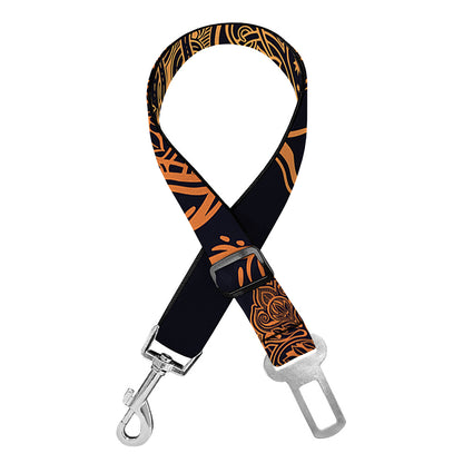 Spiritual Elephant Mandala Print Dog Seat Belt