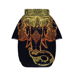 Spiritual Elephant Mandala Print Dog Zip Up Hoodie