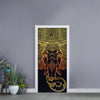 Spiritual Elephant Mandala Print Door Sticker