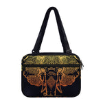 Spiritual Elephant Mandala Print Double Strap Bible Bag