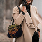 Spiritual Elephant Mandala Print Double Strap Bible Bag