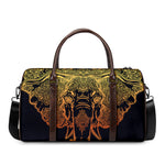 Spiritual Elephant Mandala Print Duffle Bag