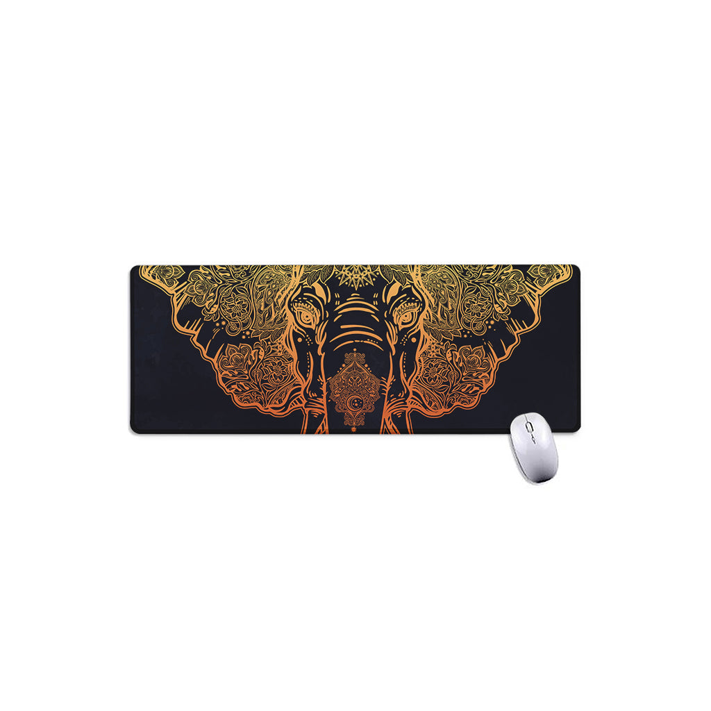 Spiritual Elephant Mandala Print Extended Mouse Pad