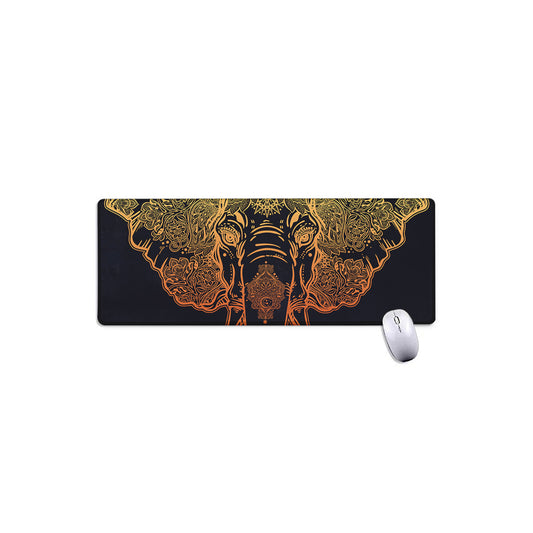 Spiritual Elephant Mandala Print Extended Mouse Pad