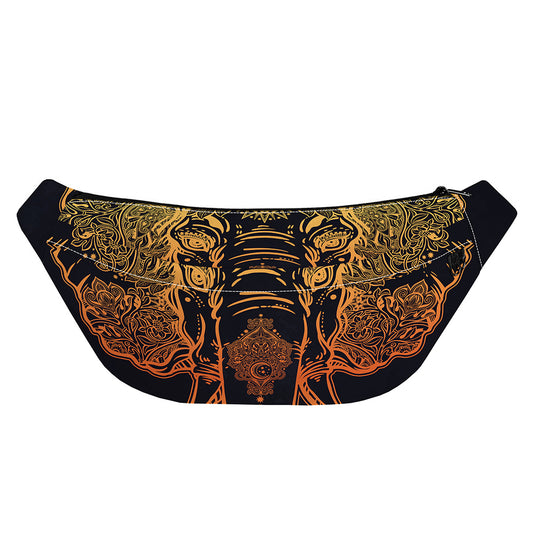 Spiritual Elephant Mandala Print Fanny Pack