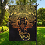 Spiritual Elephant Mandala Print Garden Flag