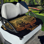 Spiritual Elephant Mandala Print Golf Cart Seat Cover