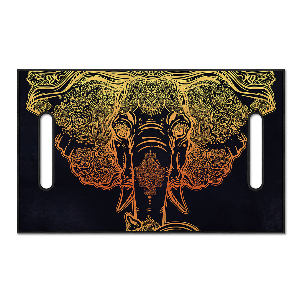 Spiritual Elephant Mandala Print Golf Cart Seat Cover