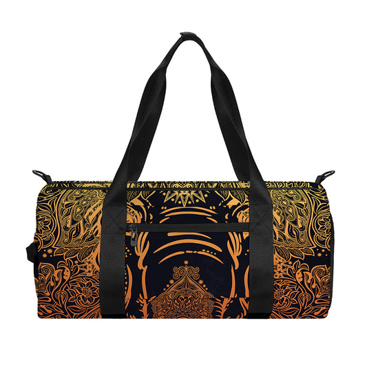 Spiritual Elephant Mandala Print Gym Bag