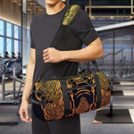 Spiritual Elephant Mandala Print Gym Bag