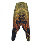 Spiritual Elephant Mandala Print Hammer Pants