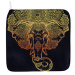 Spiritual Elephant Mandala Print Hand Towel