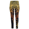 Spiritual Elephant Mandala Print High-Waisted Pocket Leggings