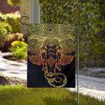Spiritual Elephant Mandala Print House Flag