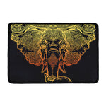 Spiritual Elephant Mandala Print Kitchen Mat