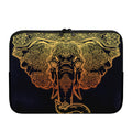 Spiritual Elephant Mandala Print Laptop Sleeve