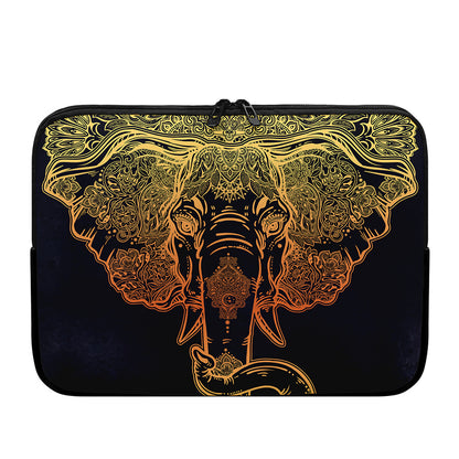 Spiritual Elephant Mandala Print Laptop Sleeve