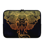 Spiritual Elephant Mandala Print Laptop Sleeve