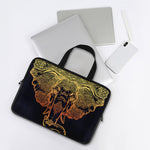 Spiritual Elephant Mandala Print Laptop Sleeve With Handle