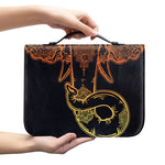 Spiritual Elephant Mandala Print Leather Bible Cover