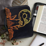 Spiritual Elephant Mandala Print Leather Bible Cover
