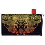 Spiritual Elephant Mandala Print Mailbox Cover
