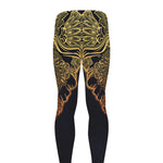 Spiritual Elephant Mandala Print Men's leggings