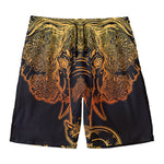 Spiritual Elephant Mandala Print Men's Swim Trunks