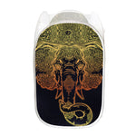 Spiritual Elephant Mandala Print Mesh Laundry Hamper