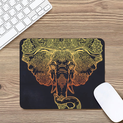 Spiritual Elephant Mandala Print Mouse Pad