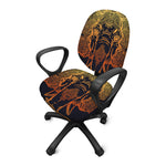 Spiritual Elephant Mandala Print Office Chair Cover